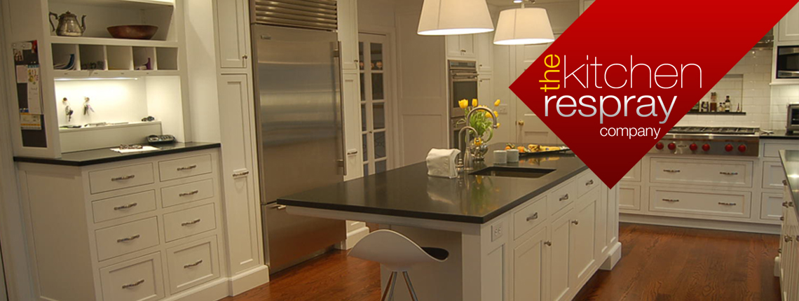 The Kitchen Respray Company |  Your kitchen will be sanded, filled, primered and painted to look like new.